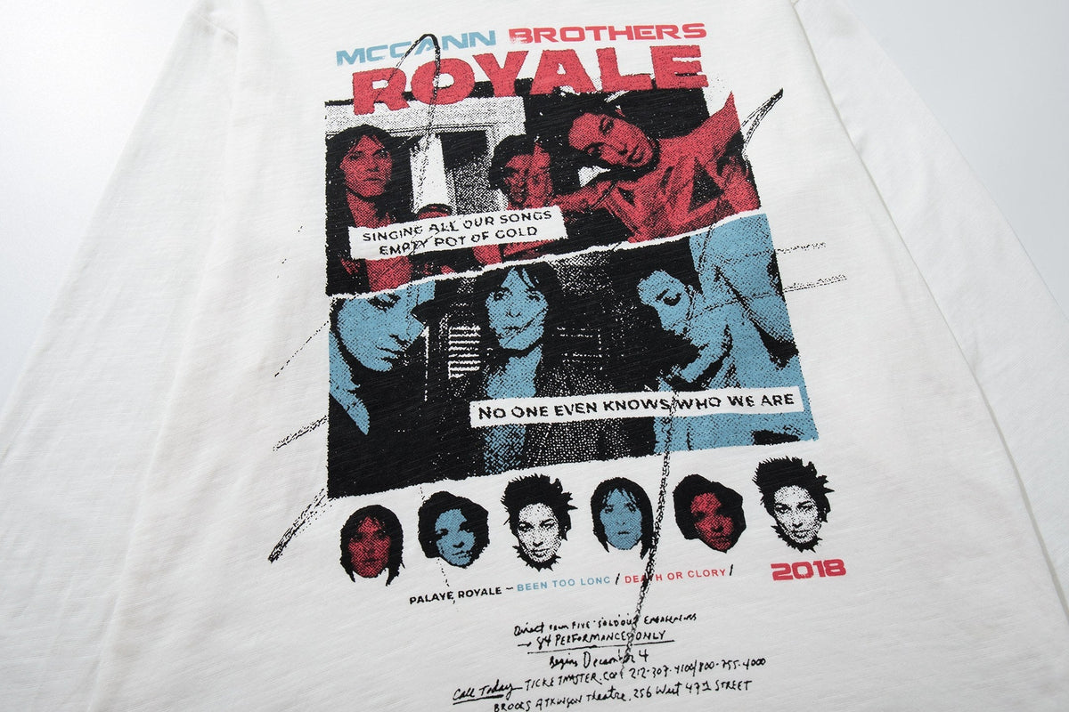Madxmarx Vintage Collage Graphic Long Sleeve