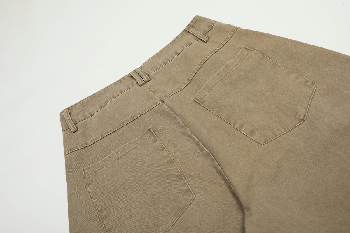 Pantalon large vintage à imprimé texte Madxmarx