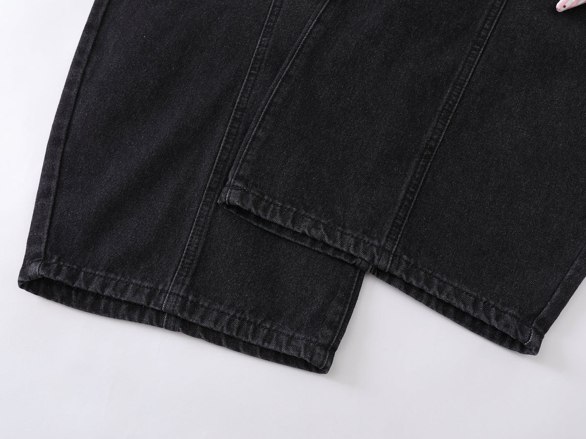 Pantalon en jean à patch étoile Madxmarx