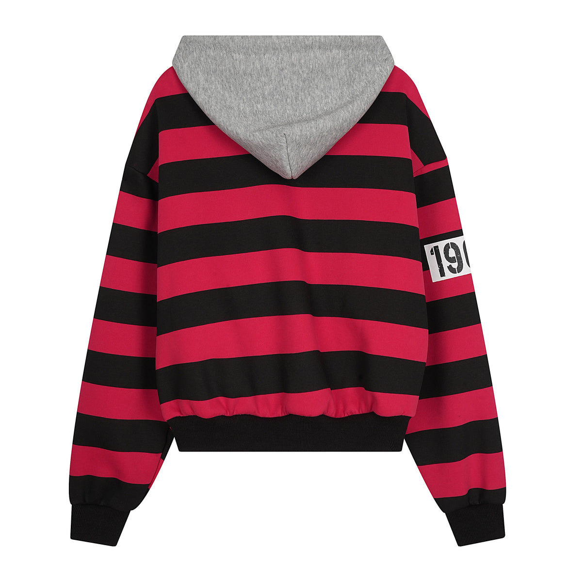 Madxmarx Striped Zip Hoodie
