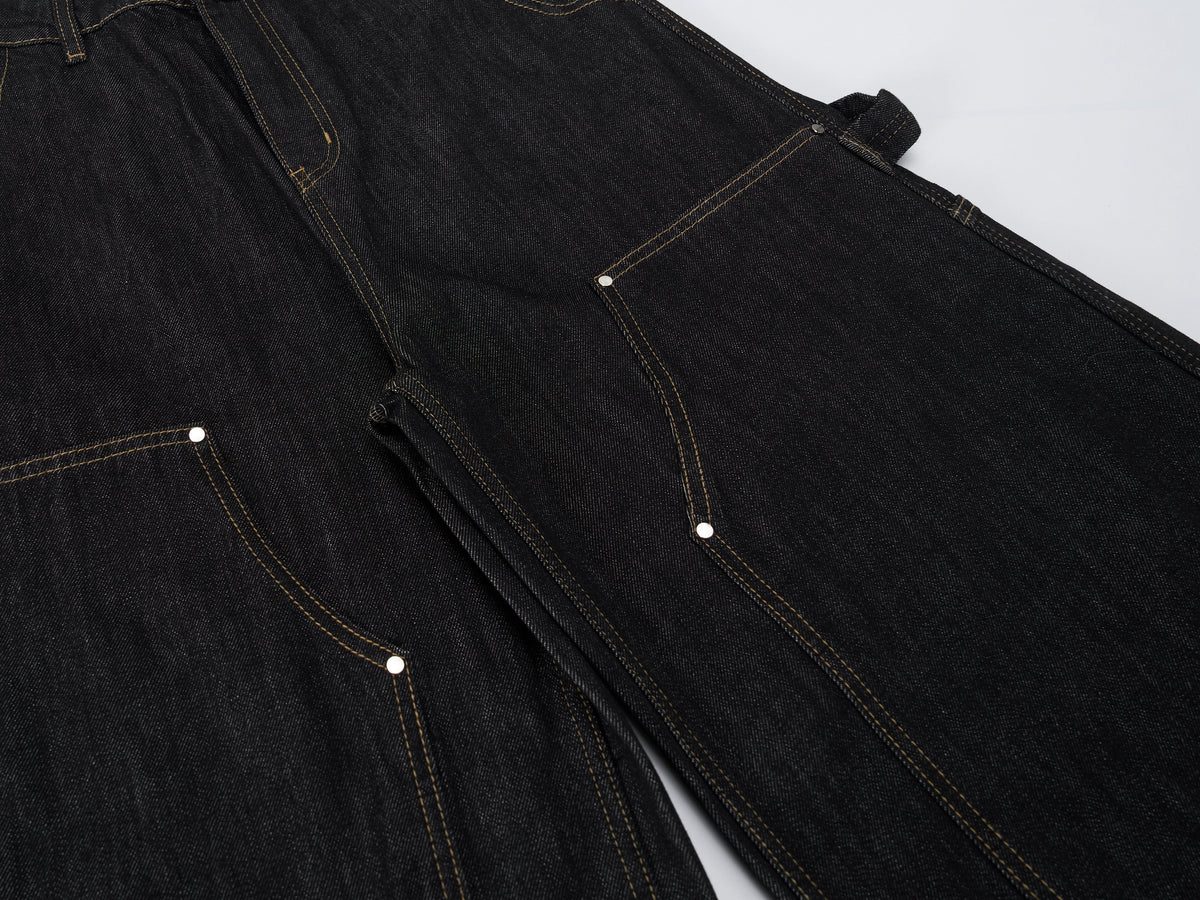 Pantalon large en jean Madxmarx Utility