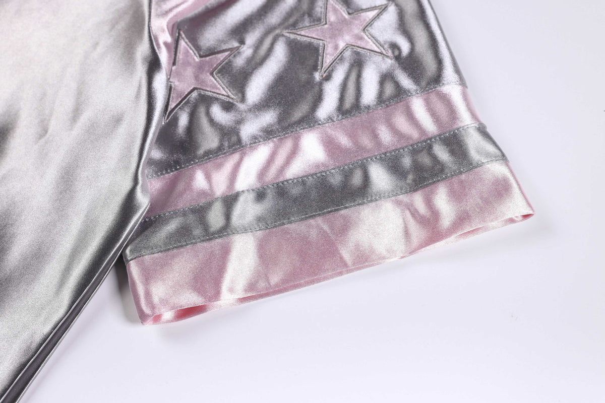 Madxmarx Metallic Varsity Jersey Tee
