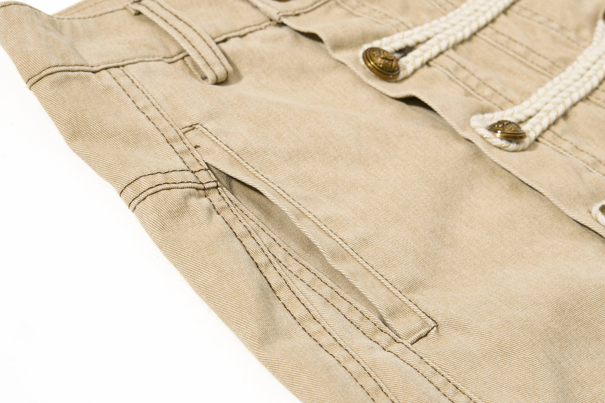 Madxmarx Military Rope Wide-Leg Pants