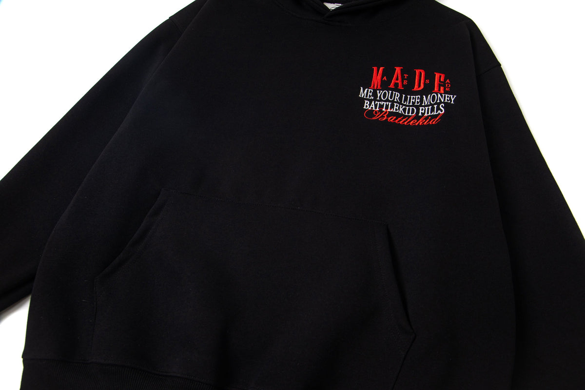 Madxmarx Embroidered Badge Logo Hoodie