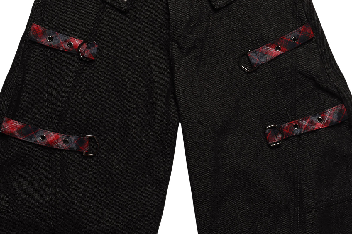 Pantalon fuselé en similicuir doublé de flanelle Madxmarx