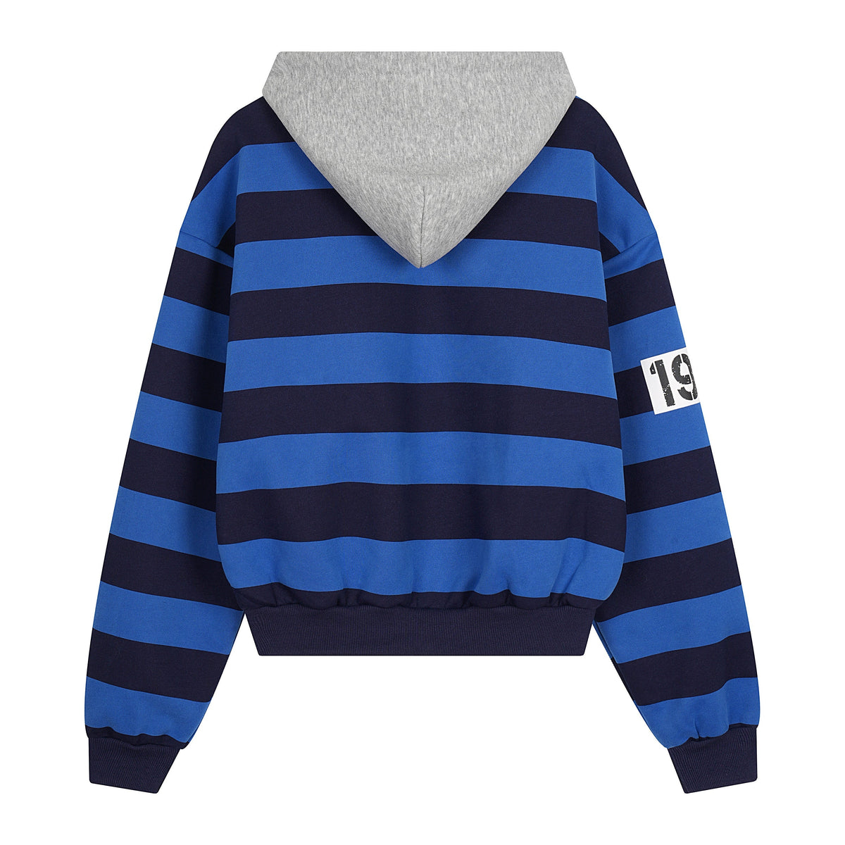 Madxmarx Striped Zip Hoodie