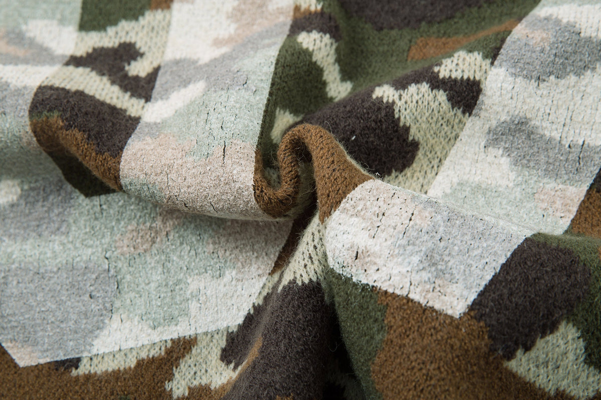 Madxmarx “07 Camo Knit Sweater”