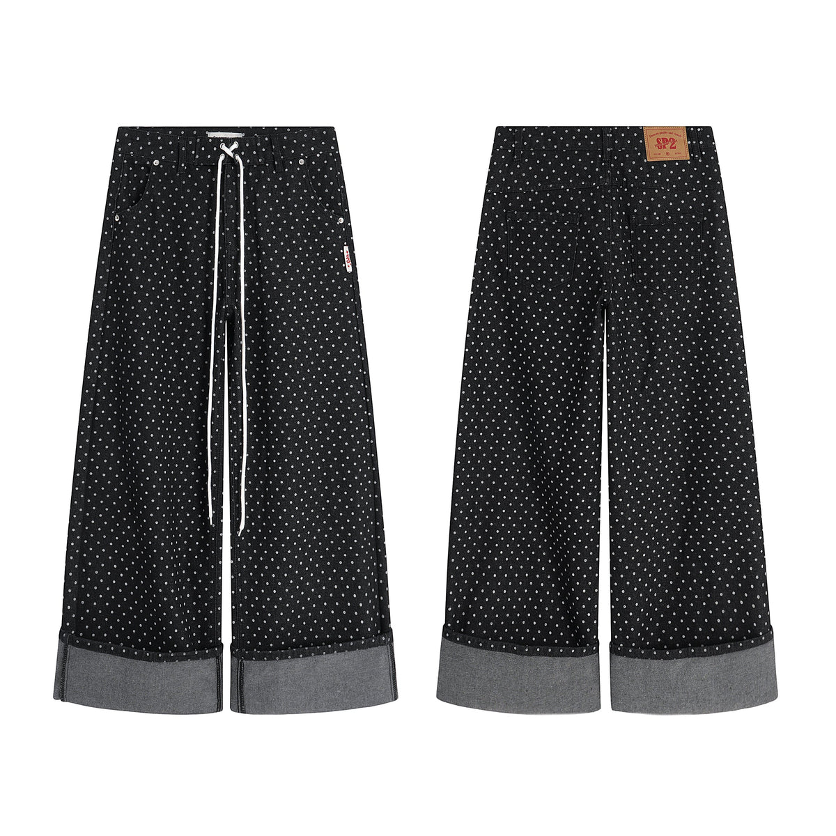 Madxmarx SP2 Polka-Dot Denim Pants