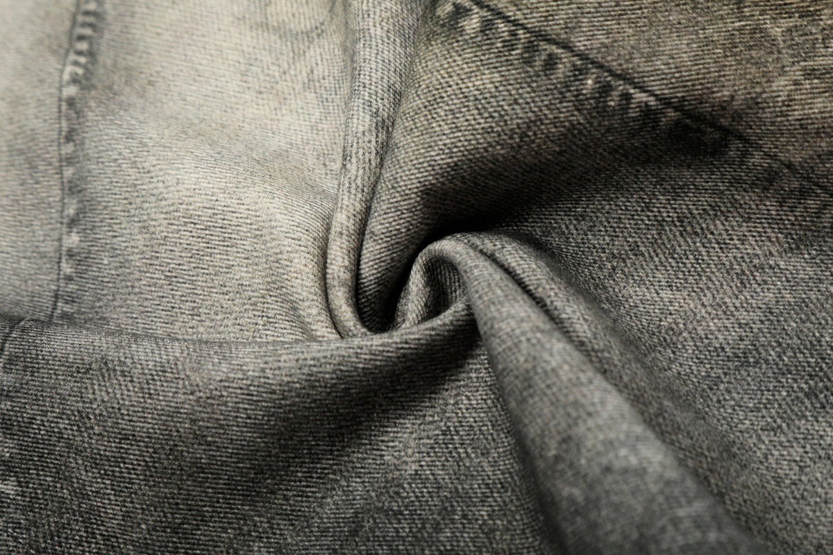 Madxmarx Washed Curved Denim Pants