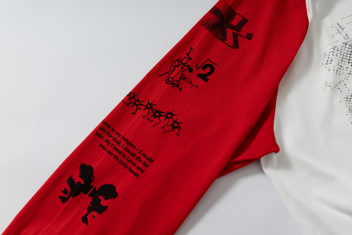 Madxmarx Graphic Raglan Long-Sleeve T-Shirt