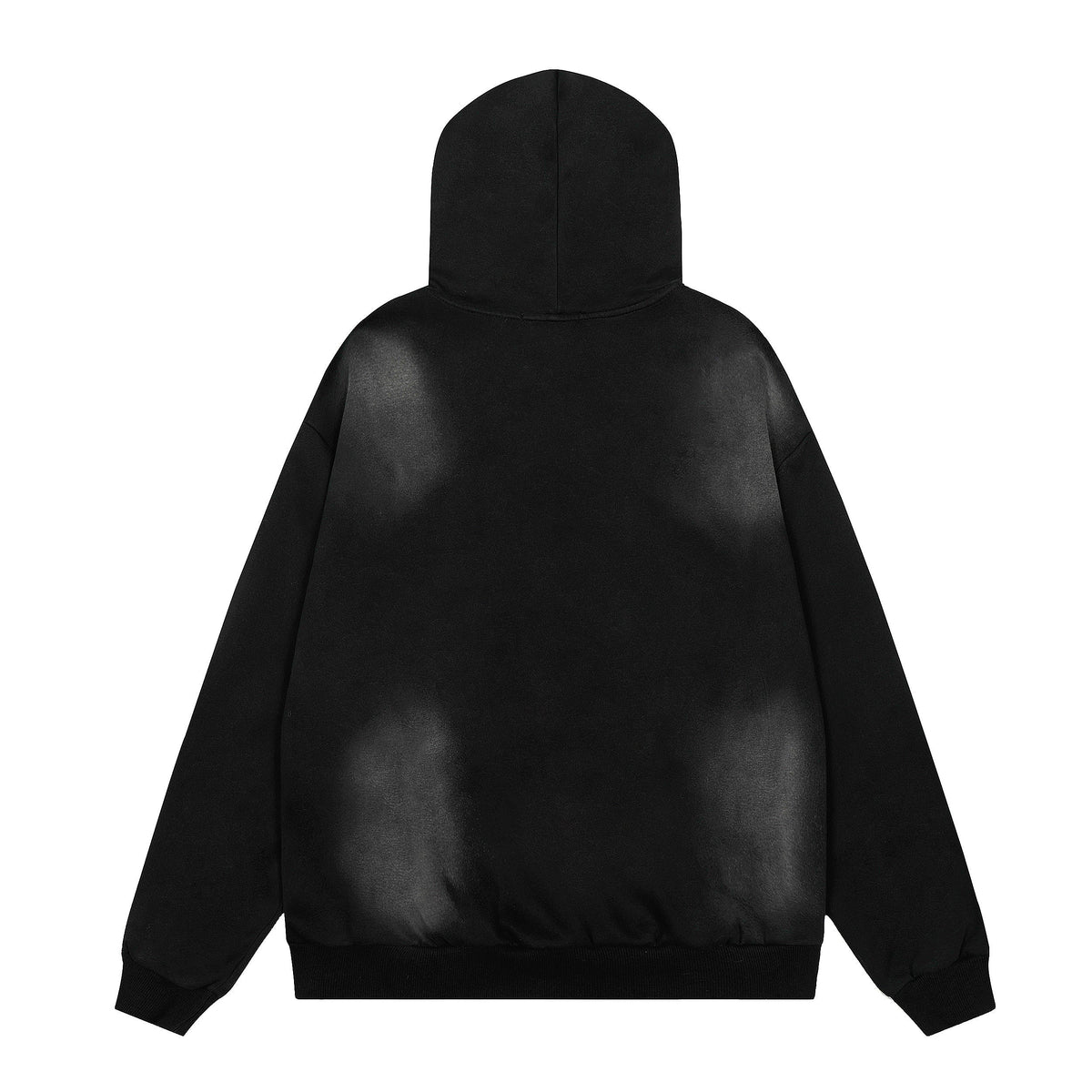 Madxmarx “Change” Spray-Fade Varsity Hoodie Jacket