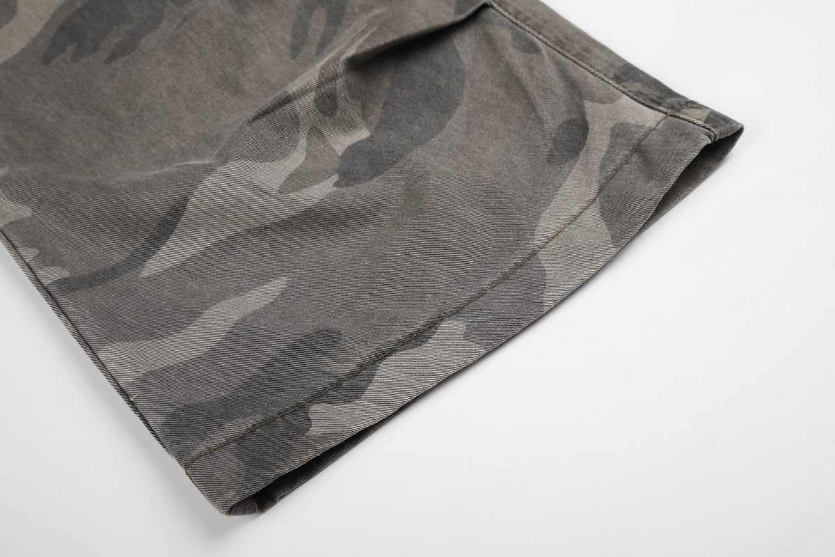 Madxmarx Studded Camo Cargo Pants