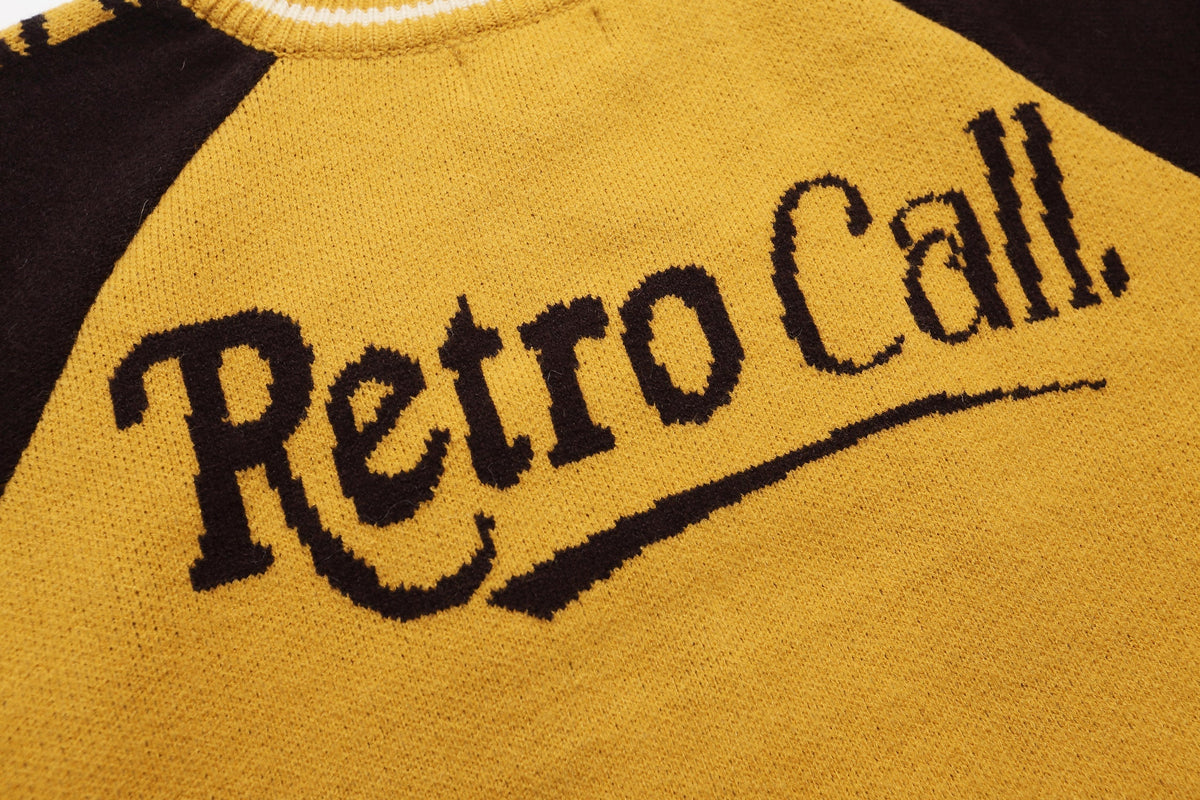 Madxmarx Retro Zip Knit Jacket
