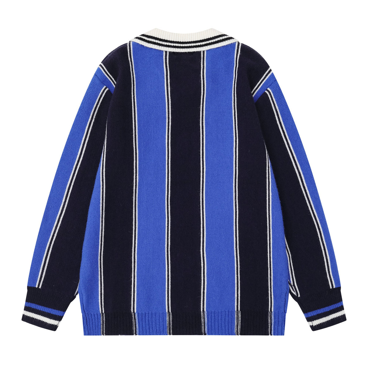 Madxmarx Collegiate Stripe Knit Sweater