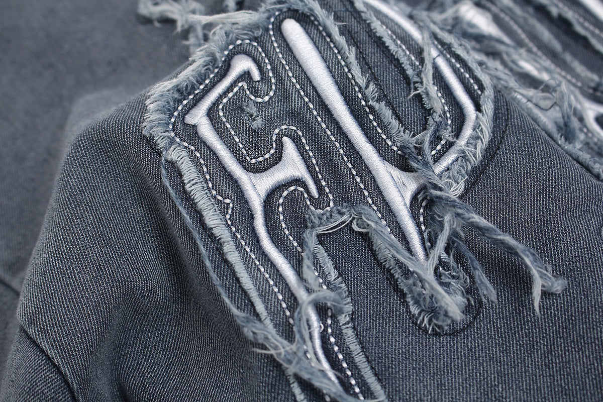 Madxmarx Distressed Star Graphic T-Shirt