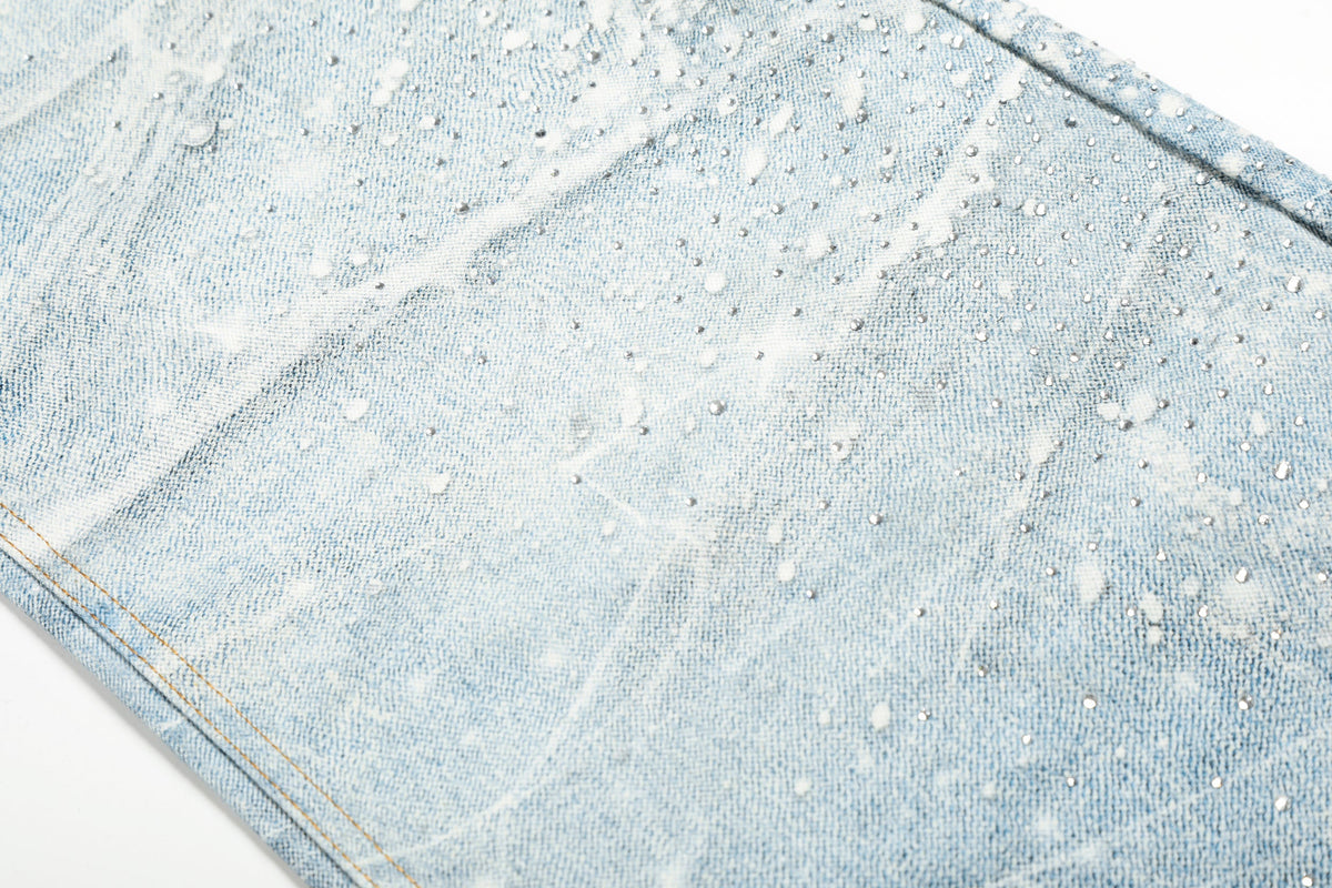 Jeans à jambes larges Ice Web de Madxmarx