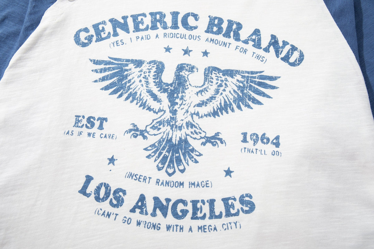 Madxmarx Vintage Eagle Raglan Long Sleeve