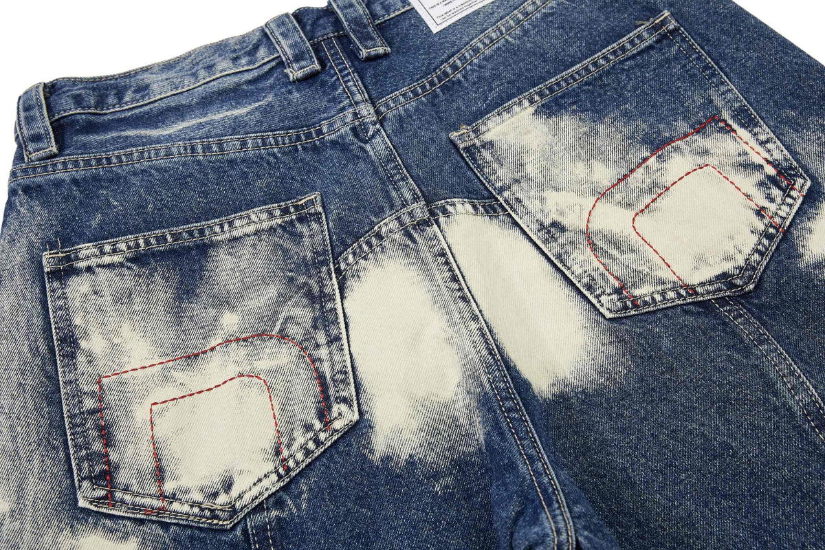 Madxmarx “Grommet Washed Balloon Jeans