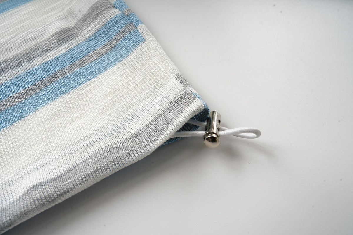 Madxmarx Striped Zip-Up Hoodie