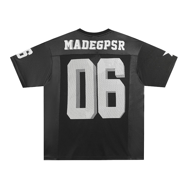 Madxmarx Mesh Panel Football Jersey Tee