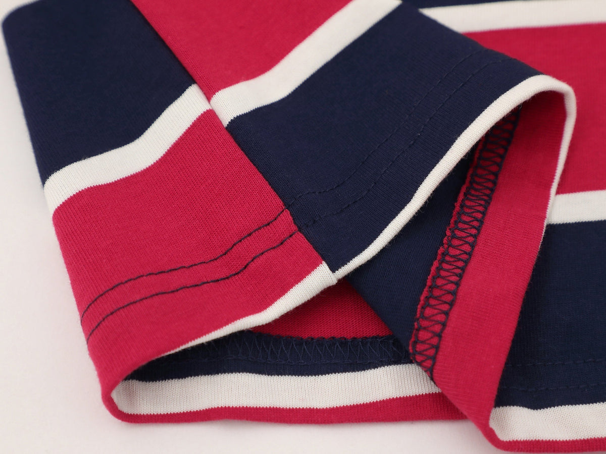 Madxmarx Striped Rugby Polo