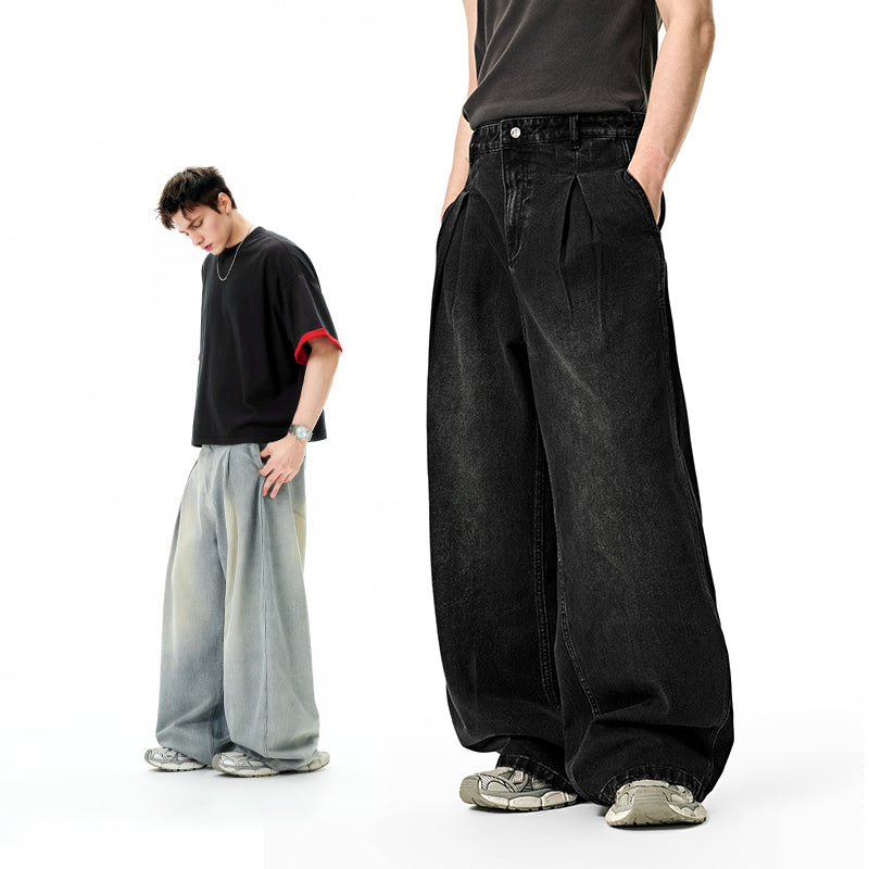 Acid Washed Super Baggy Jeans