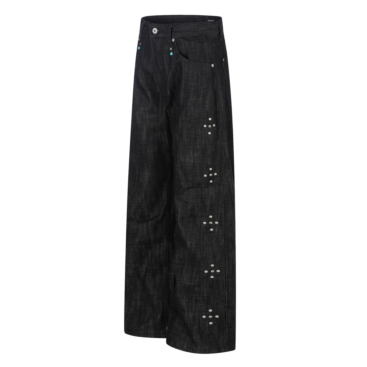 Madxmarx Raw Denim Wide-Leg Jeans
