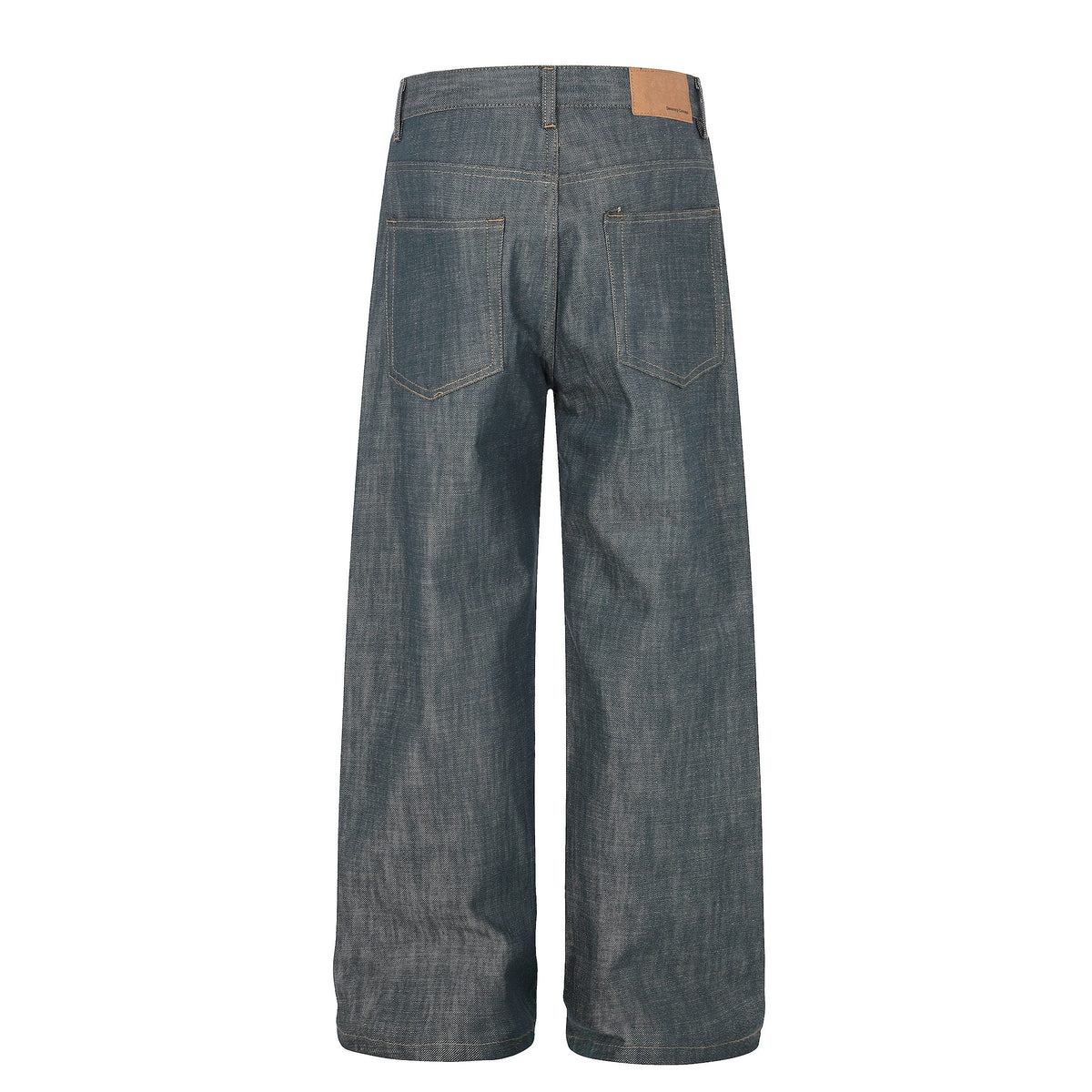 Madxmarx „Washed Grey Button Denim Jeans“