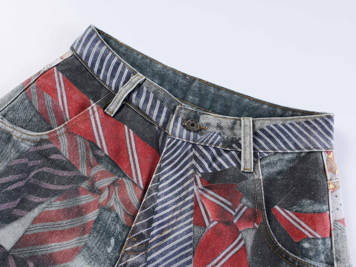 Madxmarx “Tie Riot Balloon Jeans”