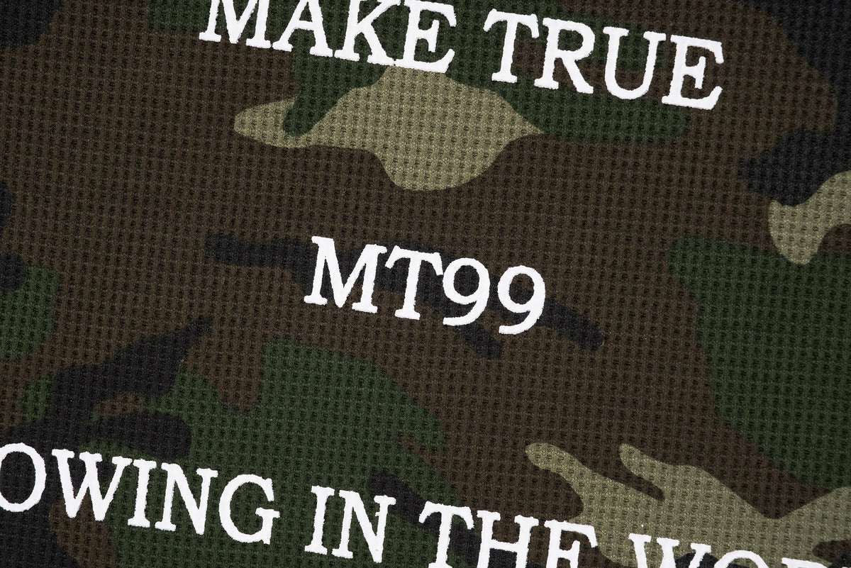 Madxmarx Camo Text Graphic Longsleeve
