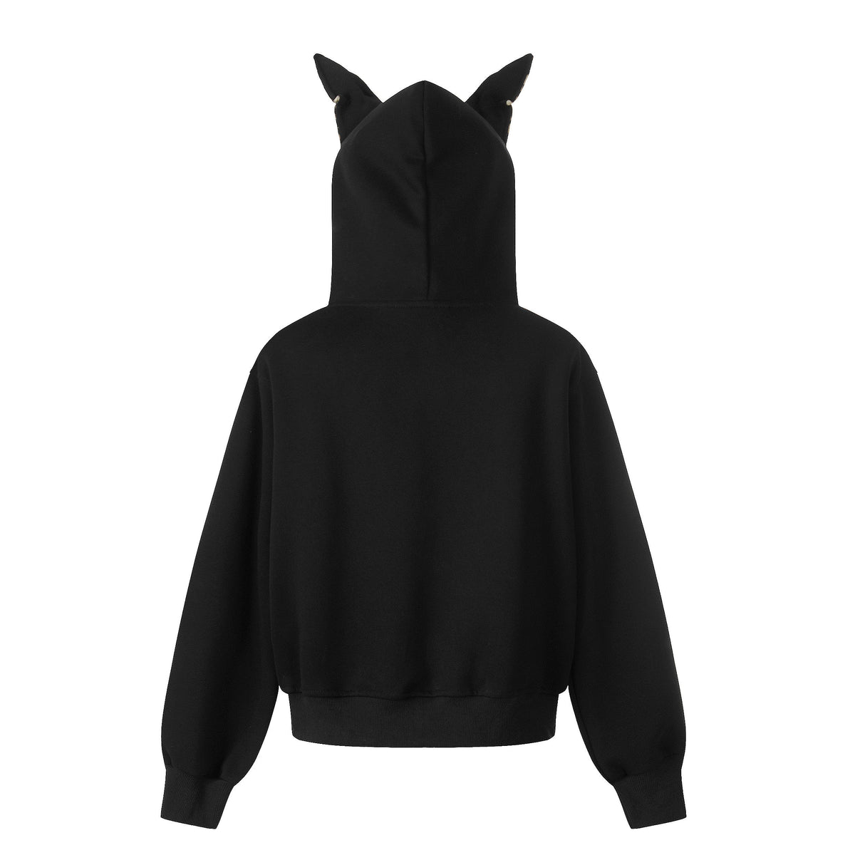 Madxmarx Leopard Panel Zip Hoodie