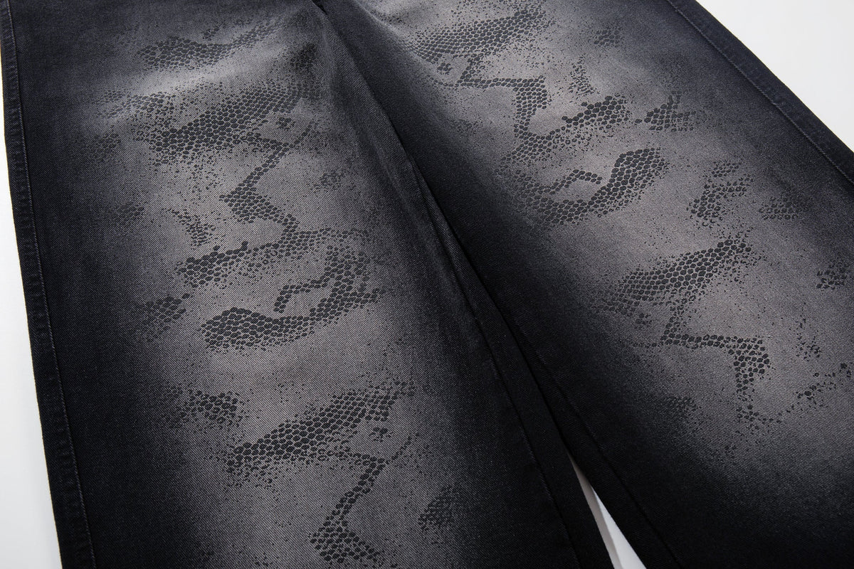 Pantalon large à motif camouflage Shadow Madxmarx