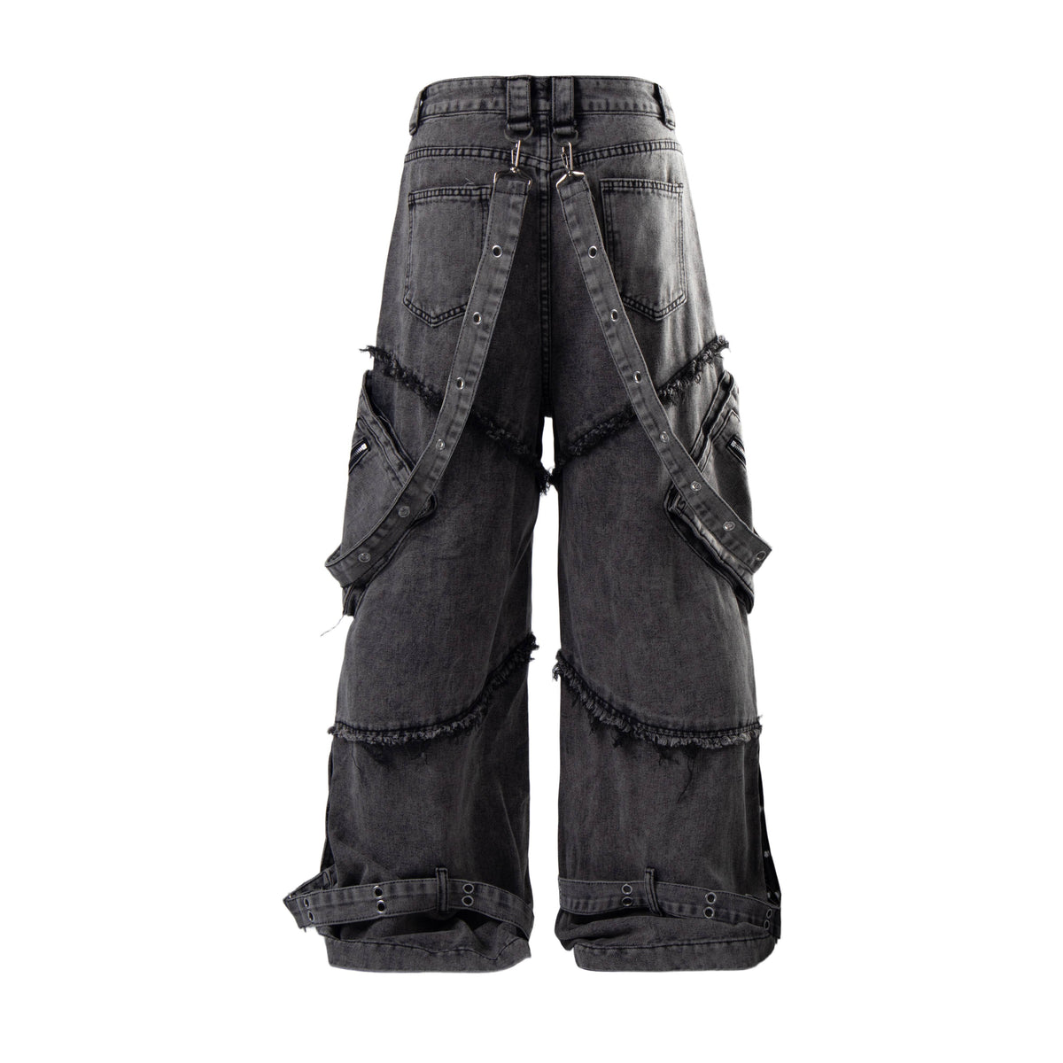 Madxmarx Deconstructed Strap Cargo Jeans