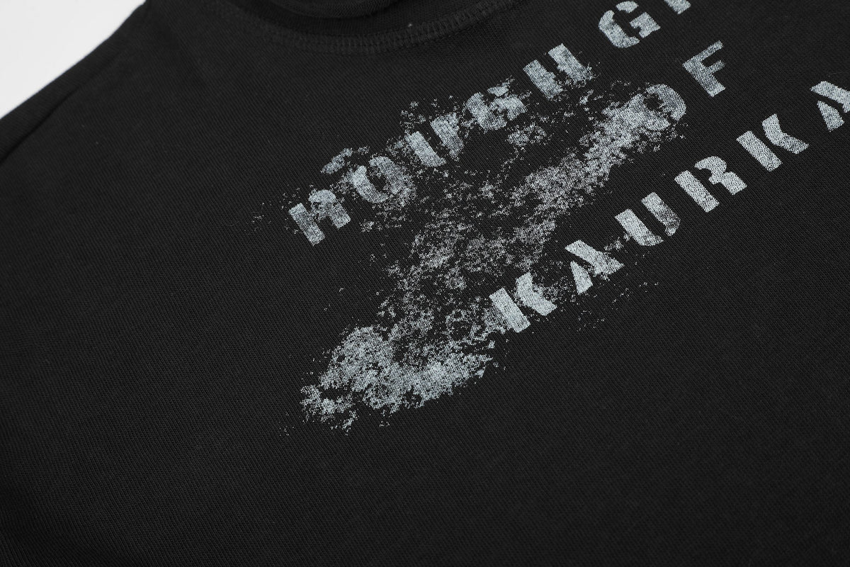 Madxmarx Washed Graphic Long Sleeve Tee