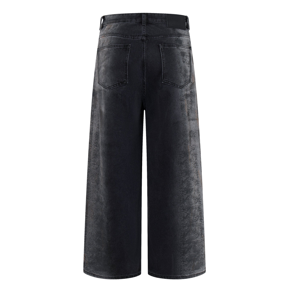 Madxmarx Smoke-Texture Wide-Leg Jeans