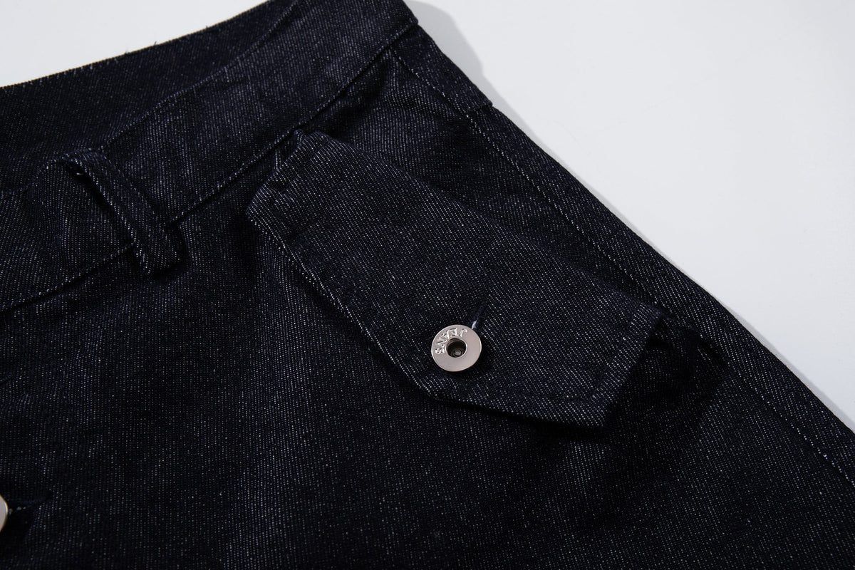 Pantalon en jean large à panneaux Madxmarx