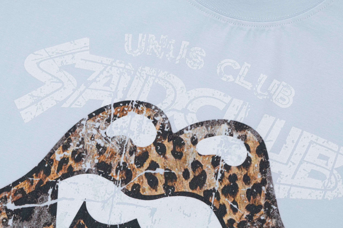 Madxmarx Leopard Tongue Graphic Long Sleeve Tee