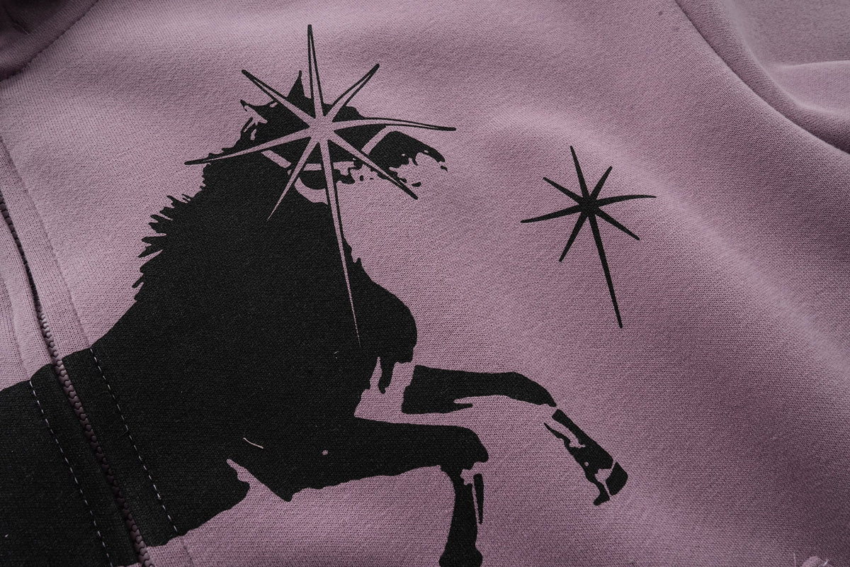 Madxmarx Graphic Zip Hoodie
