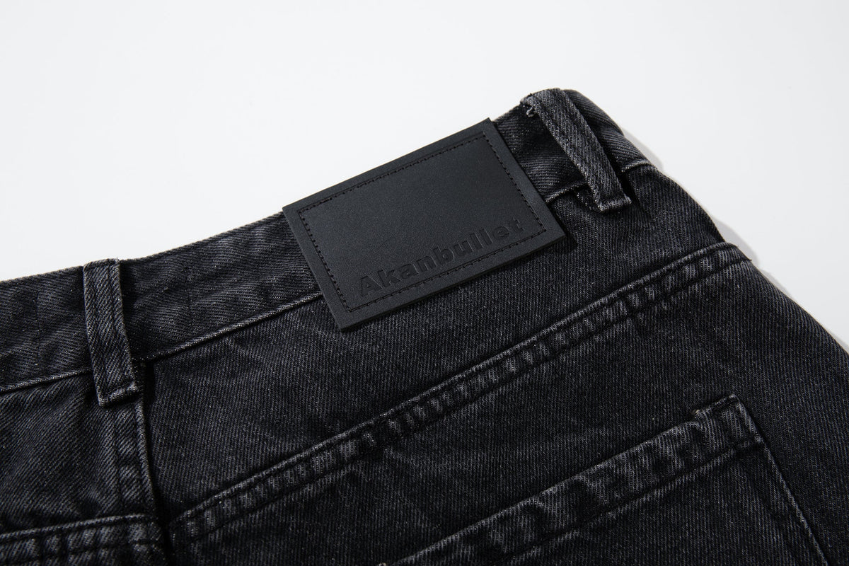 Madxmarx Gradient Washed Wide-Leg Jeans