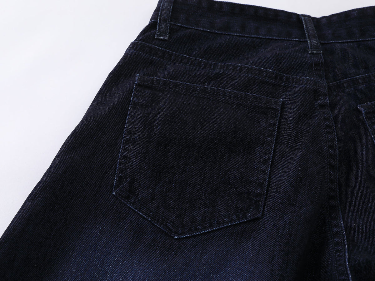 Calça Jeans Wide-Leg Madxmarx Azul Índigo Desbotado