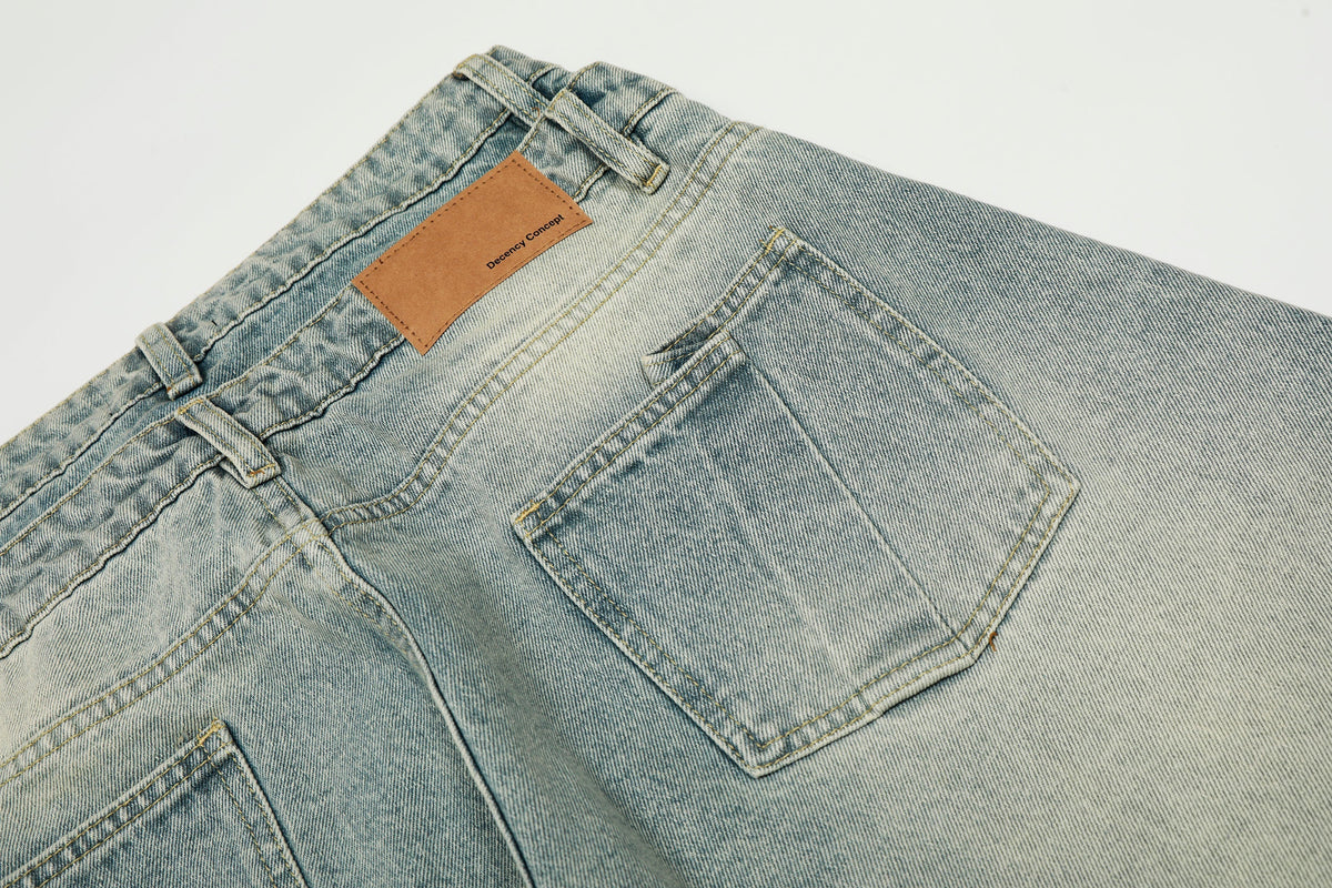 Jean ballon vintage à double taille Madxmarx