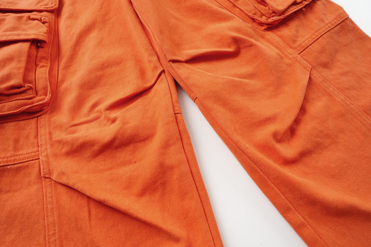 Madxmarx Utility Cargo Wide-Leg Pants