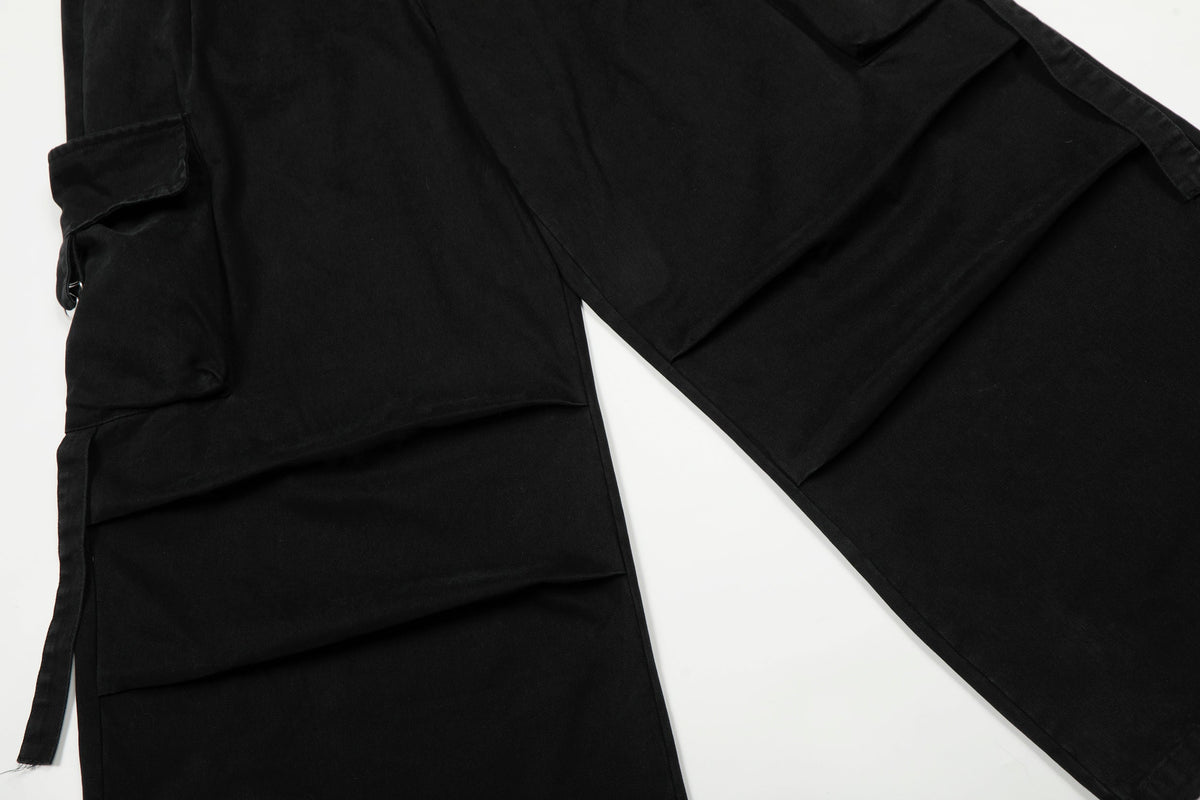 Pantalon cargo large à typographie Madxmarx
