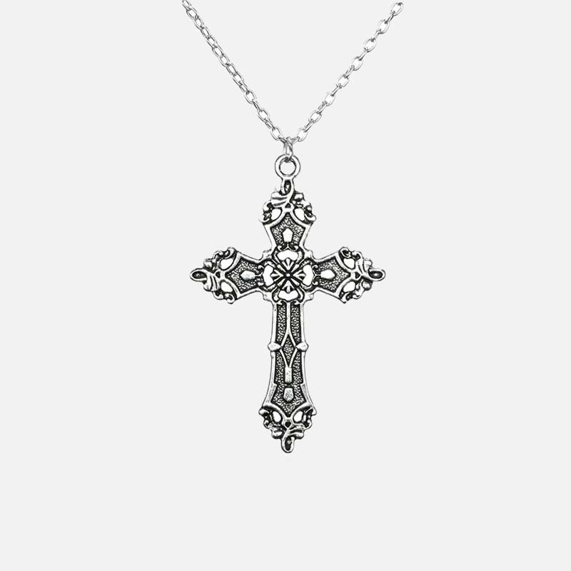 Y2K Vintage Cross Necklace