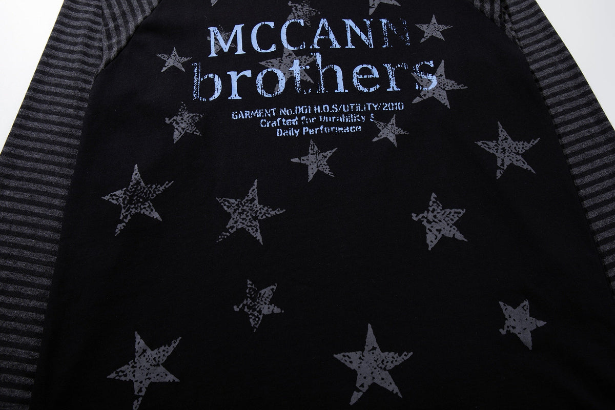 Madxmarx Star Graphic Raglan Long Sleeve