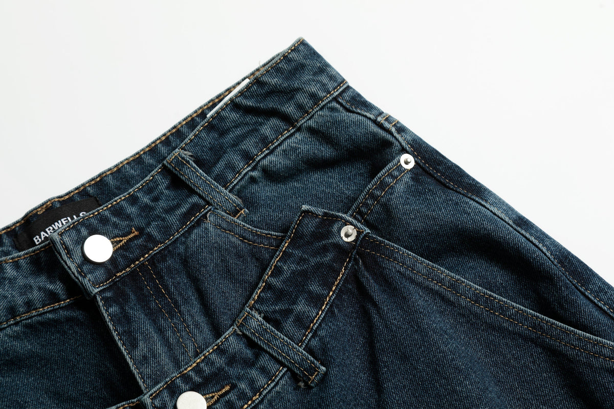 Madxmarx Vintage Whisker Wide-Leg Jeans