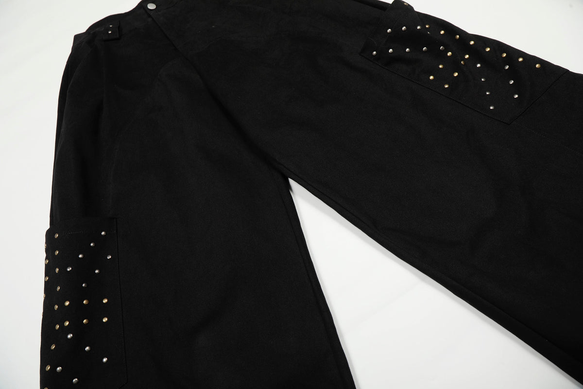 Pantalon large utilitaire à clous Madxmarx