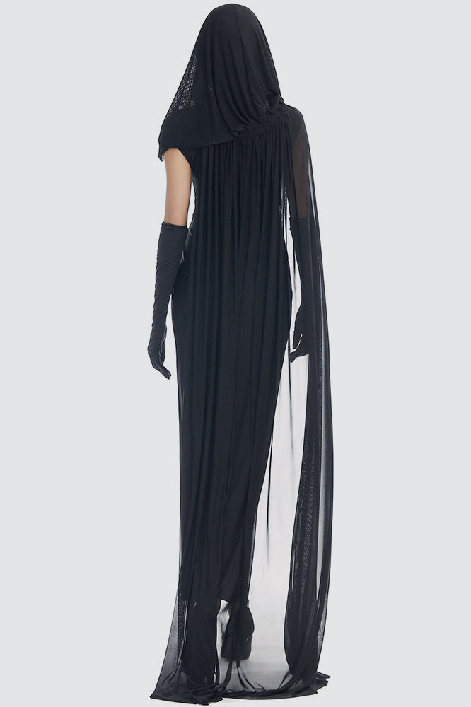 Vestido de fantasma vagabundo del alma negra de Halloween