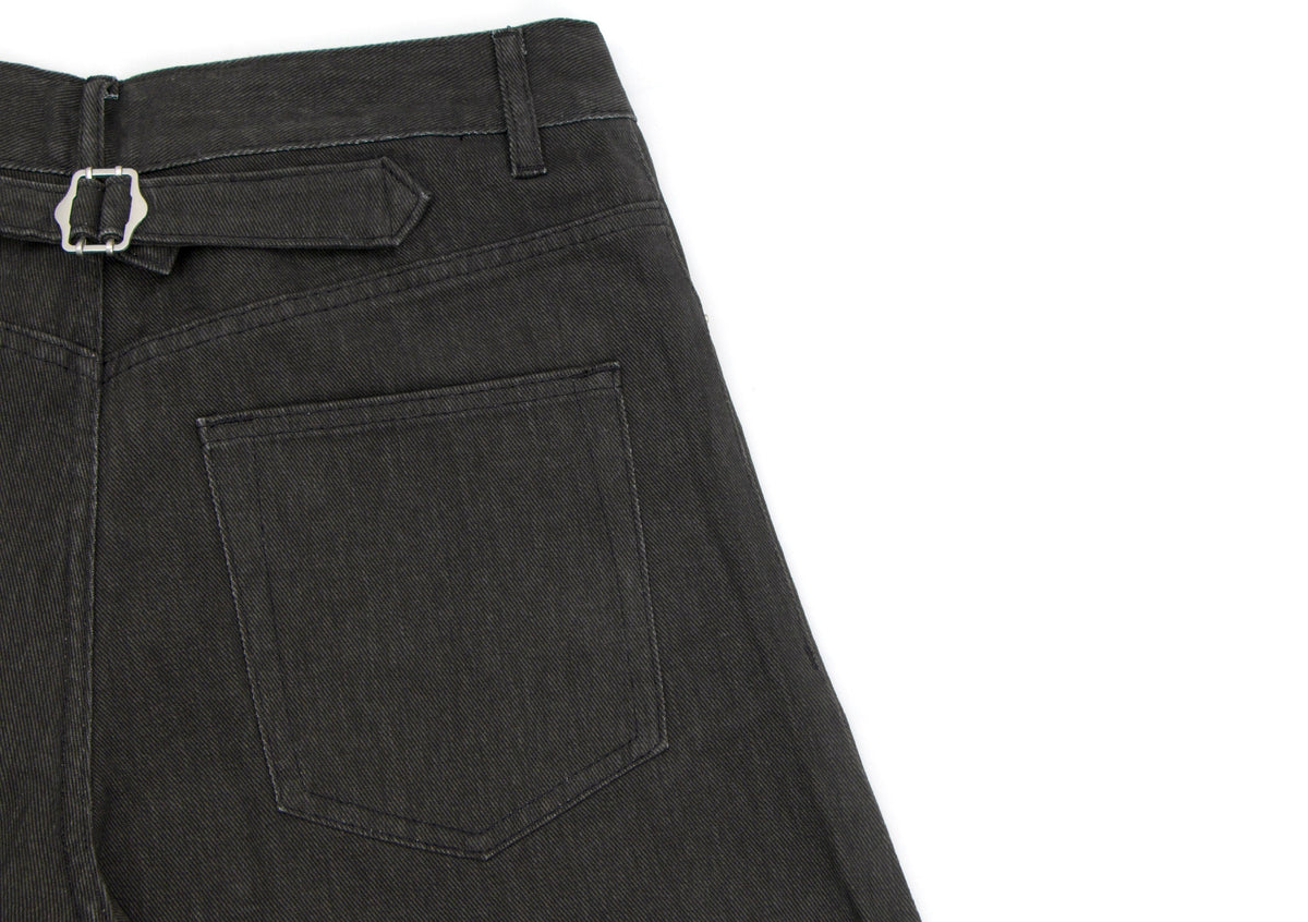 Madxmarx Multi-Button Panel Wide-Leg Jeans