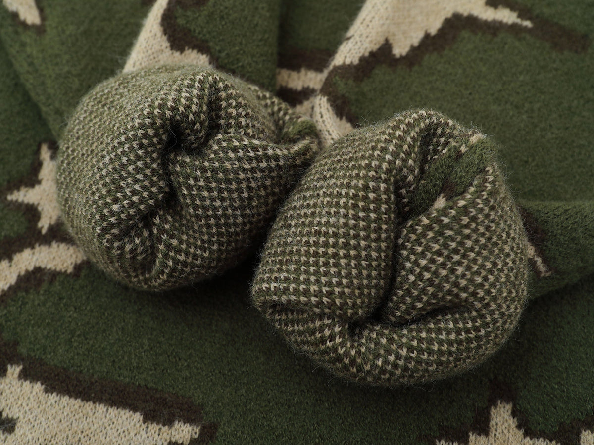 Madxmarx Camo Knit Sweater